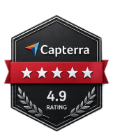 Capterra — 4.9 Rating award badge for Wve Labs