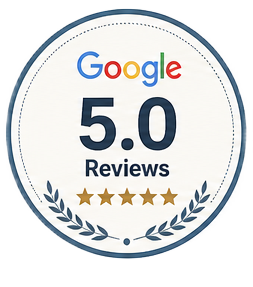 Google — 5.0 Business Profile Reviews award badge for Wve Labs