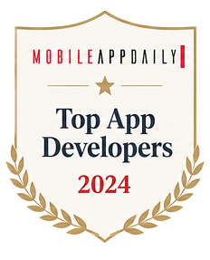 MobileAppDaily — Top App Developers award badge for Wve Labs